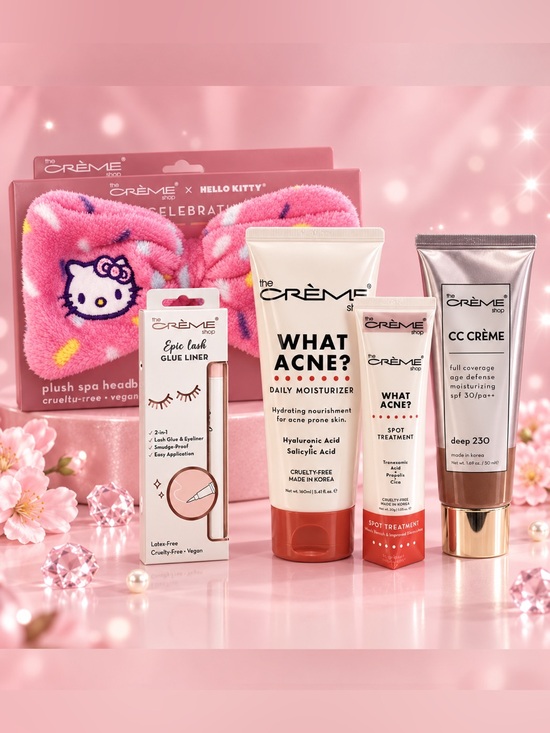 The Creme Shop Other - The Crème shop five piece bundle What Acne? Daily Moisturizer & Spot Treatment